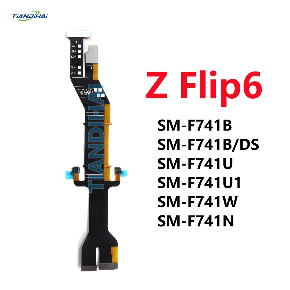 เมนบอร์ดเชื่อมต่อ Flex สายจอแสดงผล LCD สําหรับ Samsung Galaxy Z Flip6 F741B F741U F741N F741 หลัก Sp