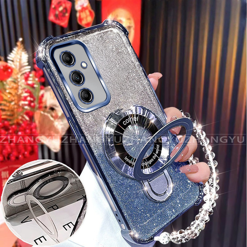 SAMSUNG สําหรับSamsung A15 A16 A26 A25 A35 A55 4G 5Gเคสโทรศัพท์U-รูปไร้สายชาร์จวงเล็บสี่มุมAnti DROP