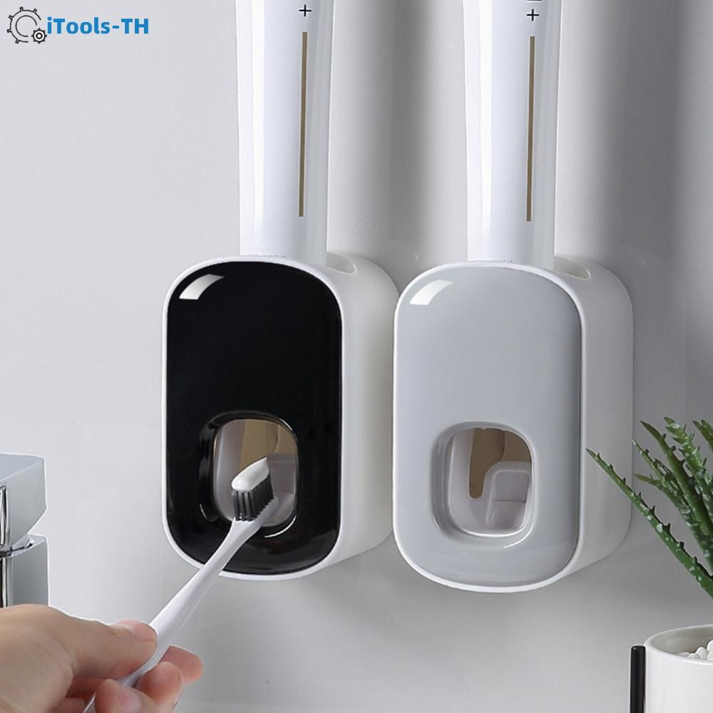 【iTools】Toothpaste Dispenser ABS Detachable Flexible Gray/Black Quantitative ExtrusionHot Sale