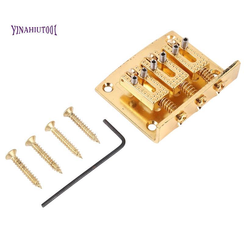 Yinahiut0013 String Guitar Ball String Bridge Bridge Pull String Hard Tail Guitar Bridge Tail 3 Guit