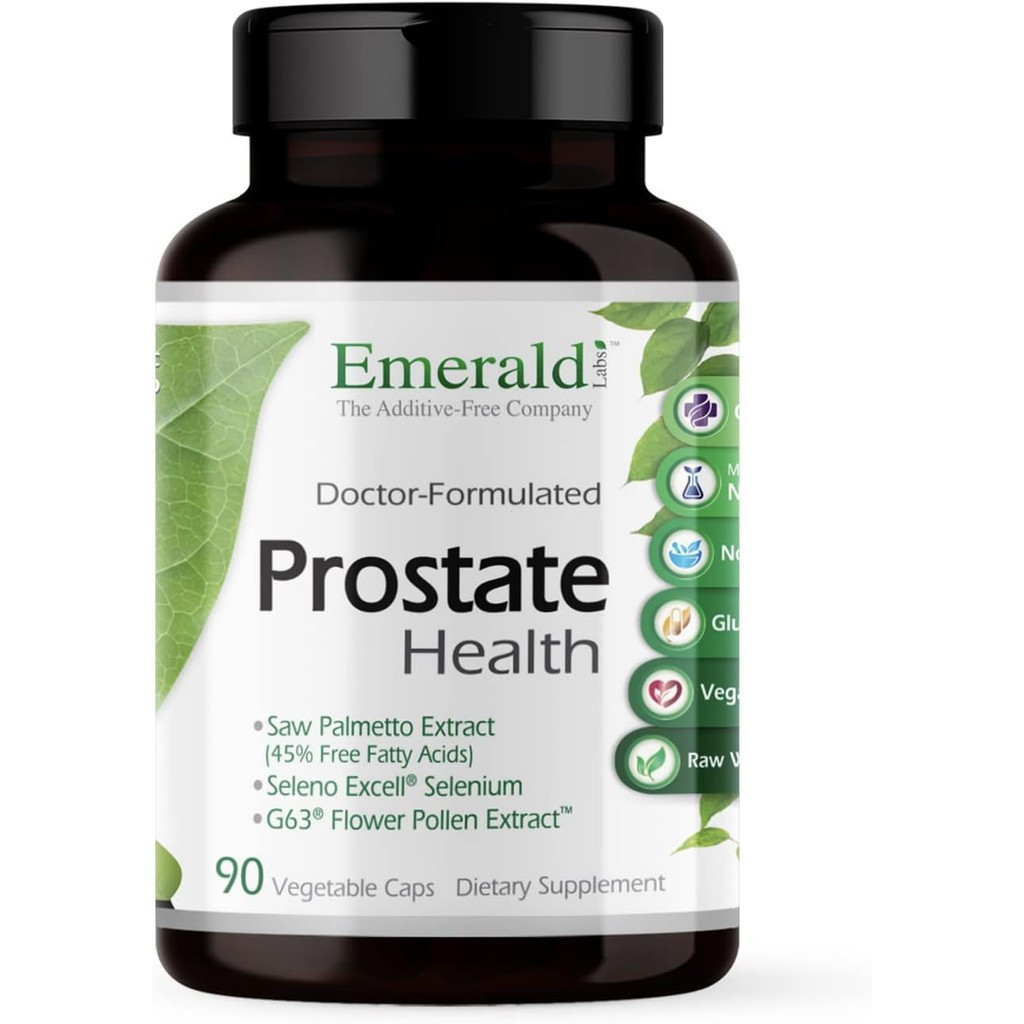 EMERALD LABS Prostate Health - Prostate Support Supplement with Saw Palmetto, Lycopene, Stinging Net