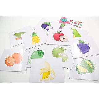 MISBOOK การ์ด Flash Card - Fruits