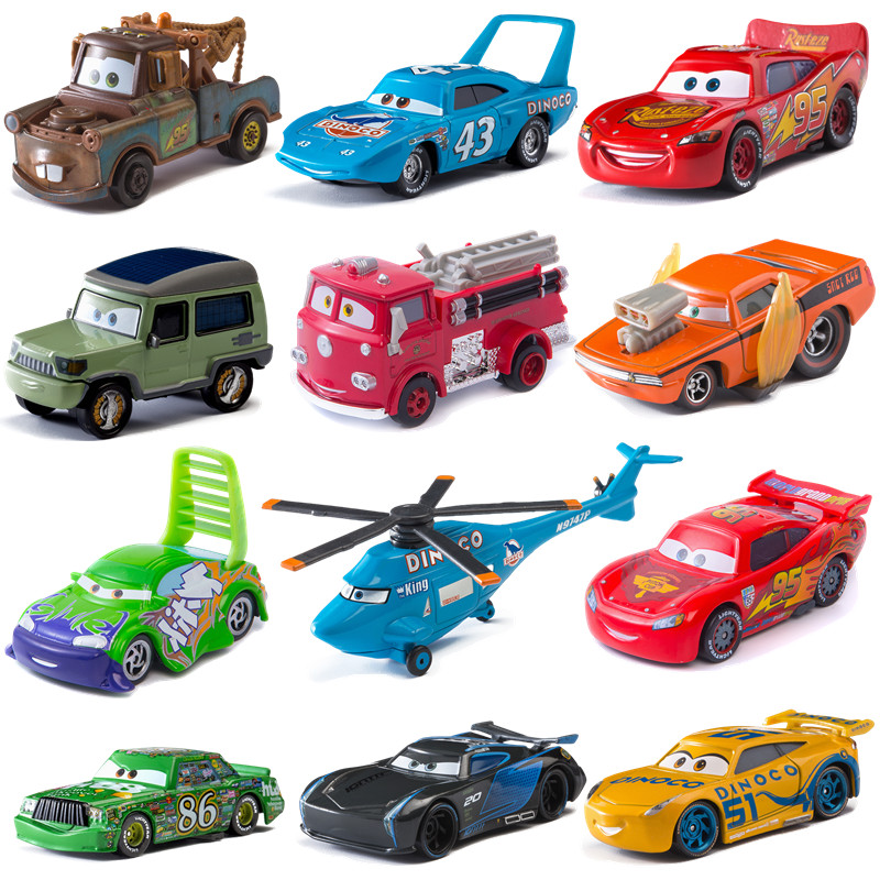 Lightning Mcqueen Toys Mater Model Collection 1:55 ยานพาหนะDiecastรถของเล่นสําหรับของขวัญเด็ก