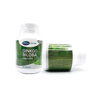 MEGA We care Ginkgo biloba สารสกัดจากใบแปะก๊วย เพิ่มการไหลเวียนเลือด อาการบ้านหมุน วิงเวียง หูอื้อ