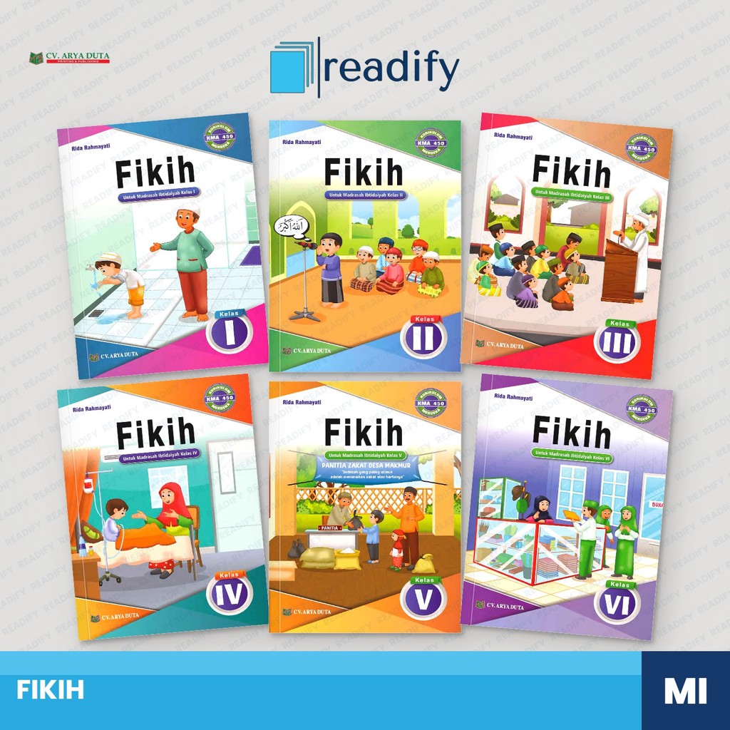 MI Fiqh Book Class 1-6 KMA 450 CV. เอริย่า ดูตะ