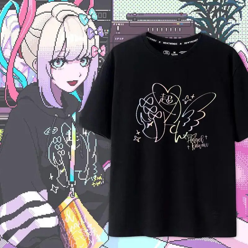 เสื้อยืด KAngel สไตล์เดียวกัน เสื้อผ้าผู้หญิง Needy Girl Overdose แขนสั้น เสื้อผู้ชาย ชุดคอสเพลย์ ชุ