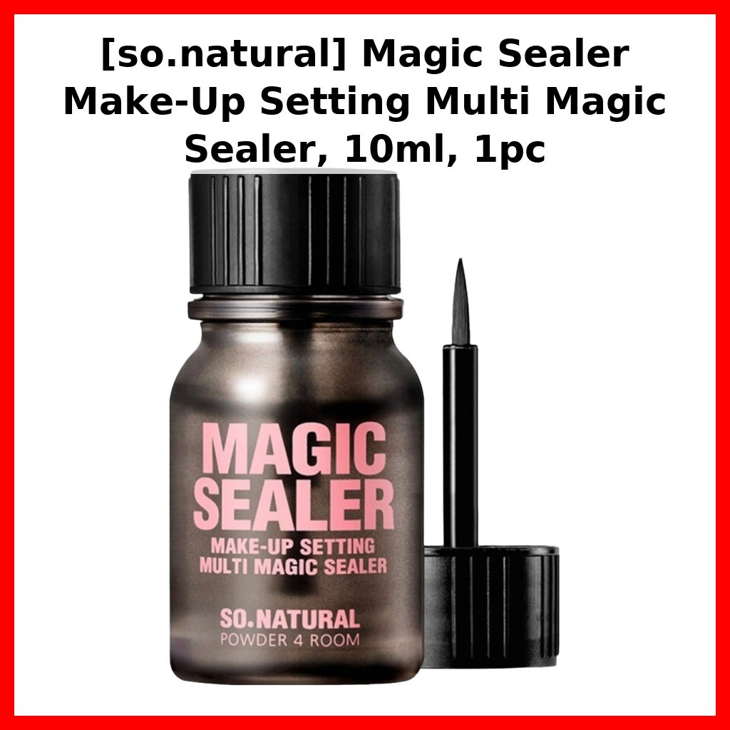 [so.natural] Magic Sealer Make-Up Setting Multi Magic Sealer, 10ml, 1pc / Korean Make-Up Setting Spr