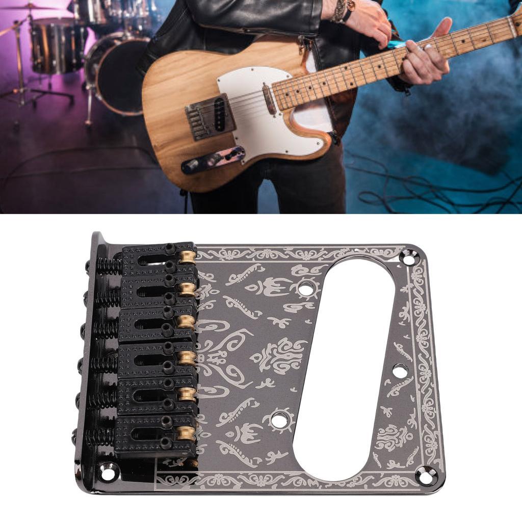 Keenso Guitar Bridge Fixed Replacement สําหรับ Squier และ Telecaster Enhanced Stability & Sustain รว
