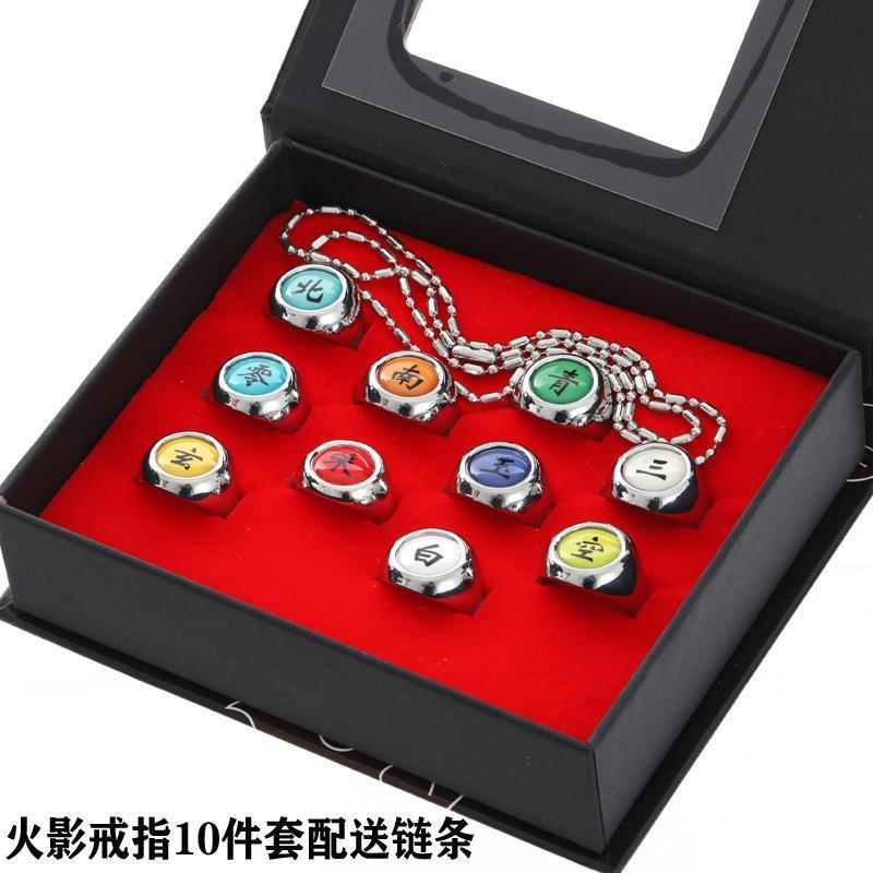 ❤❤ แหวน Xiao Organization Uchiha Itachi Naruto Ring Ring Set สินค้าอนิเมะ ❤❤26.7.15