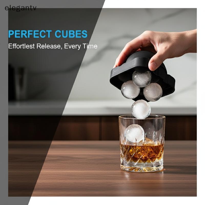 EGN 2 Pa Grid Ice Cube แม่พิมพ์ซิลิโคนนํากลับมาใช้ใหม่ง่ายถาดสําหรับงานปาร์ตี้ฤดูร้อนห้องครัวบาร์ N