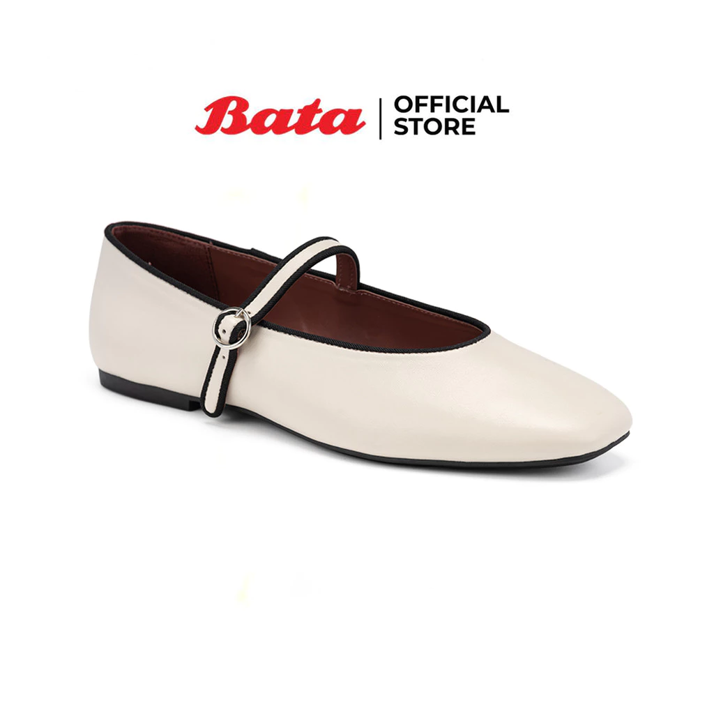 Bata บาจา รองเท้าแบบสวม ส้นแบน แฟชั่น สำหรับผู้หญิง รุ่น LONDON สีขาว 5311387 สีดำ 5316387 สีน้ำตาล 5314387