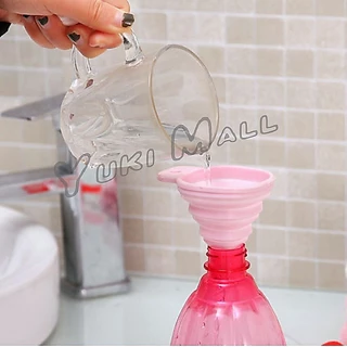 YuKi กรวยซิลิโคน พับเก็บประหยัดพื้นที่ พกพาสะดวก Silicone funnel