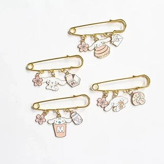 น่ารักสไตล์เกาหลีเข็มกลัด DIY เข็มกลัดกางเกง เข็มกลัดเสื้อ เข็มกลัดแฟชั่น