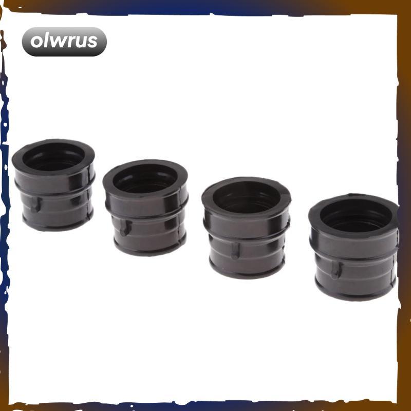 อะแดปเตอร์ข้อต่อท่อร่วมไอดีคาร์บูเรเตอร์ 4 ชิ้นสําหรับ CB400 (CB400SF)