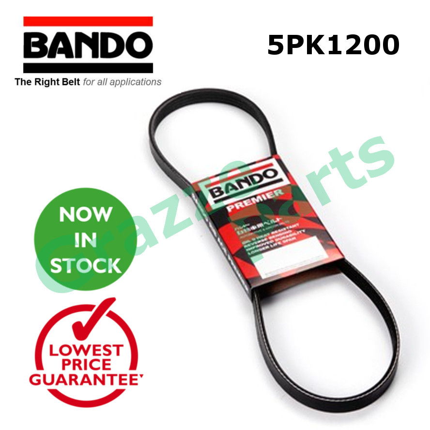 Bando Ribstar Rib Serpentine พัดลมเข็มขัด 5PK1200 สําหรับ Ford Telstar V6 Mazda 626 I4