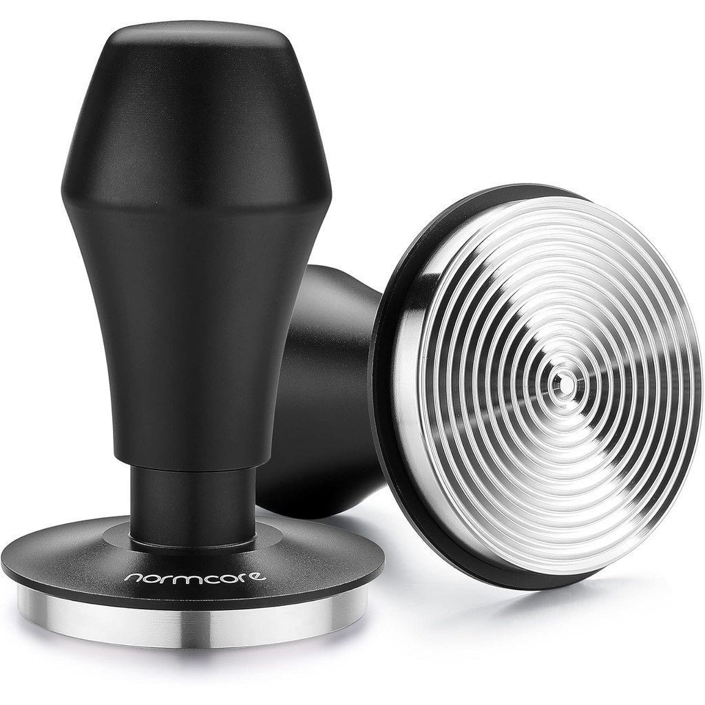 Norman Core 58.5mm Espresso Powder Press V4 Type-Spring Type Powder Press, พร้อมฐานสแตนเลสลูกฟูก-15l