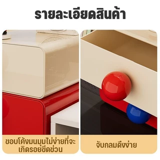NEW ลิ้นชักพลาสติก ชั้นเก็บของ อเนกประสงค์ ชั้นวางของบนโต๊ะ สไตล์มินิมอล จัดเก็บอุปกรณ์ได้เยอะ ทนทาน