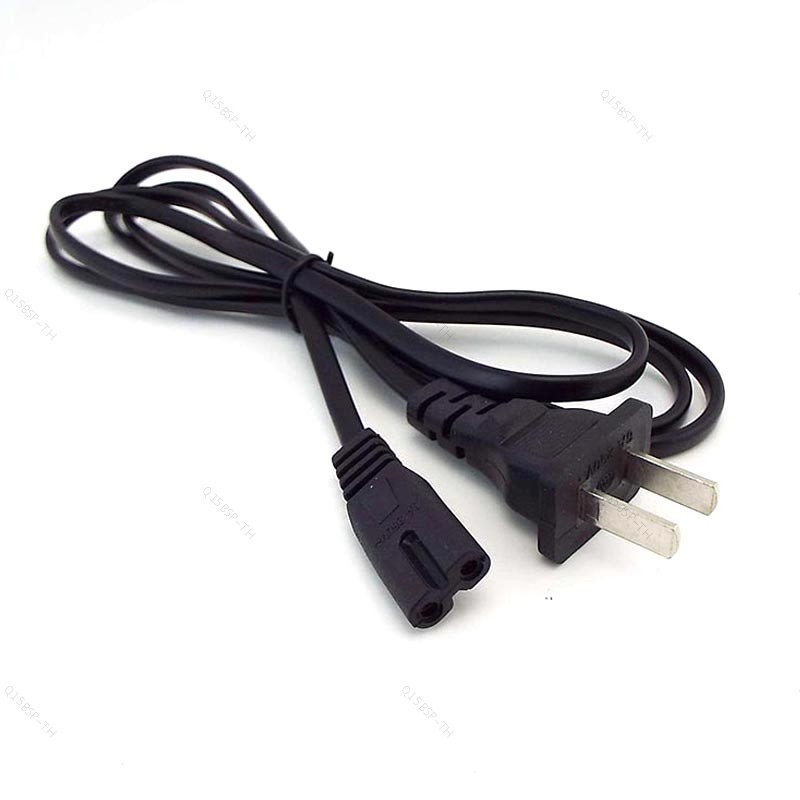 130W 0.6A 2-Prong Pin Ac Us สายไฟสายไฟคอนโซลสายไฟสายไฟ TH15B
