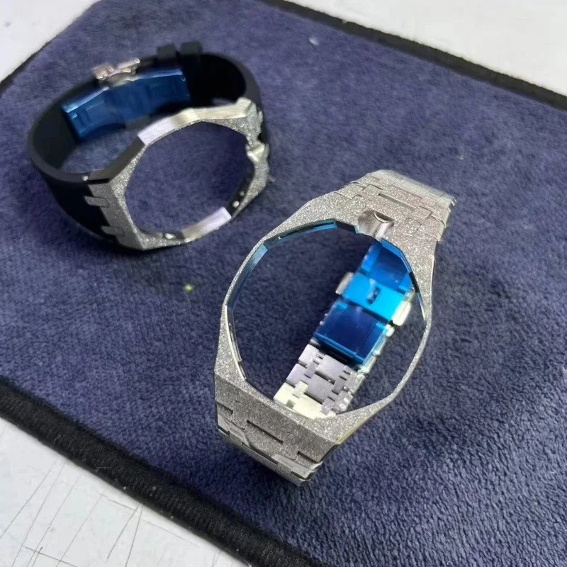 Mod Kit สําหรับ Casioak GA2100 GMAS2100 Gen4 การปรับเปลี่ยน Bezel Emery Frosted Case Band GA-2110 GA