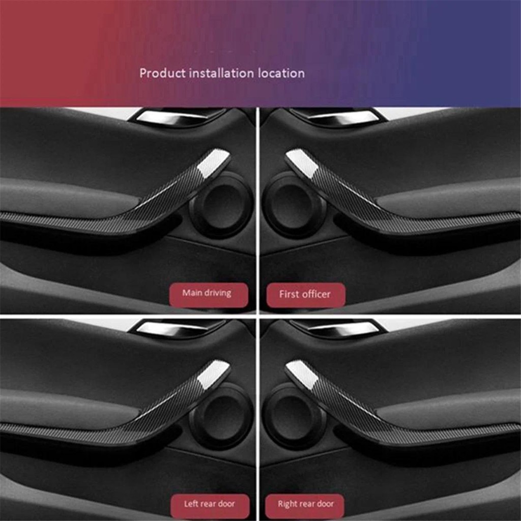 ภายในรถมือจับประตูดึงแผง Trim สําหรับ BMW X1 E84 09-15 ที่เท้าแขนด้านในฝาครอบ Trim 51412991775 51412