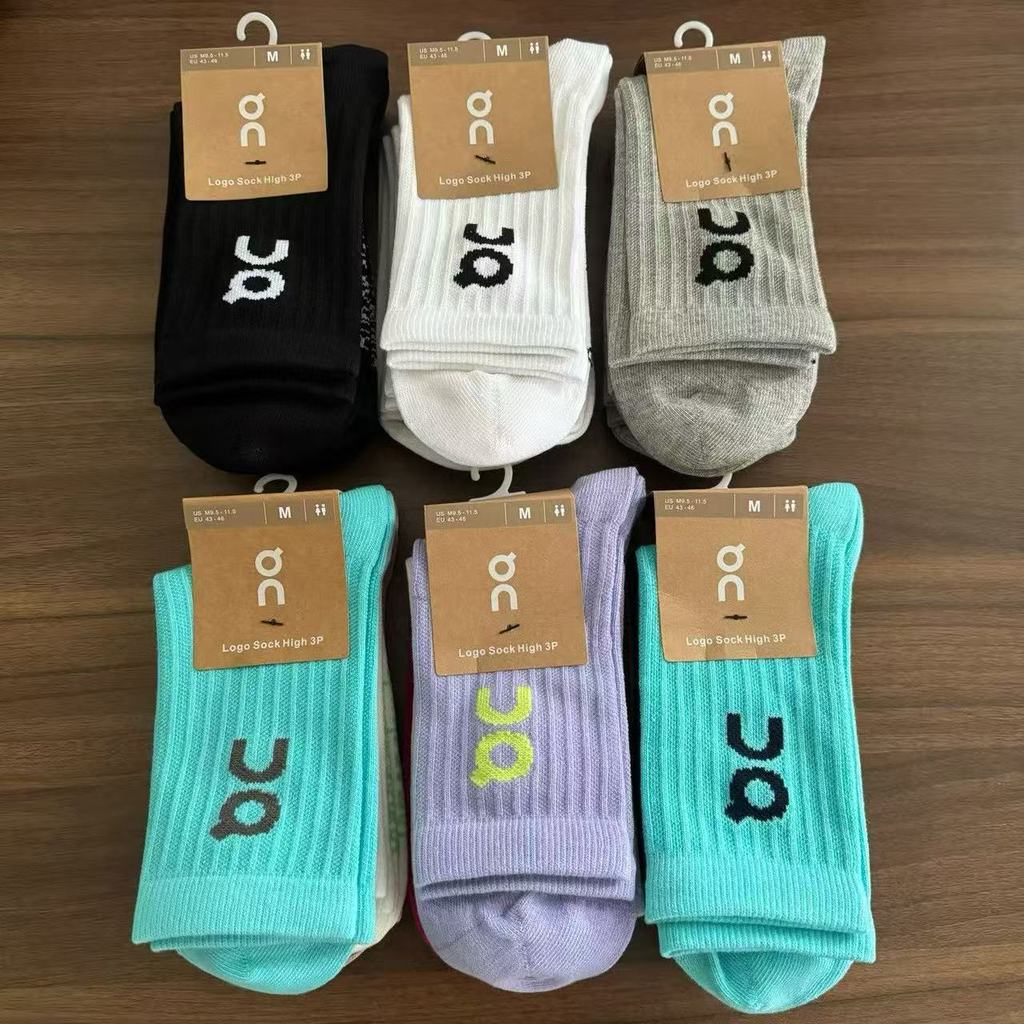 On Performance Mid Cushioned 3Pack Socks