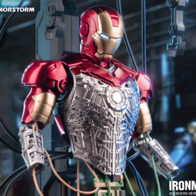 พร้อมส่ง Yumo Dao Marvel Iron Man Mark Assembly MK3 MK49MK50 รุ่น MK49 Little Pepper