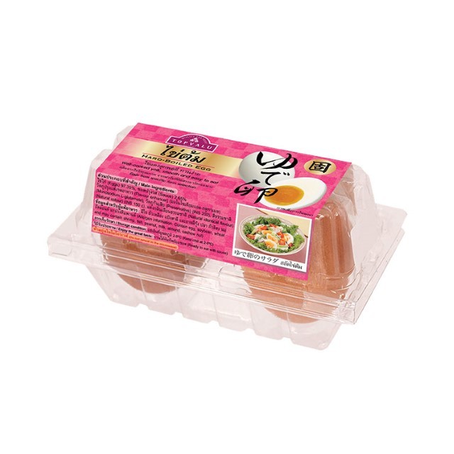 ท๊อปแวลู ไข่ไก่ต้มสุก TV Hard-Boiled Eggs 2Egg
