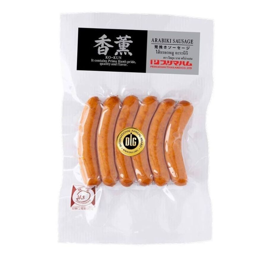 โคคุน อะราบิกิไส้กรอกหมู Ko Kun Arabiki Sausage 120g.