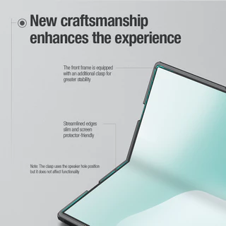 เคส Magsafe สําหรับ Samsung Galaxy Z Fold 8 Fold8 5G Nillkin Frosted Prop ด้านหน้า + ฝาหลังแม่เหล็ก