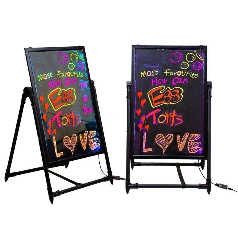 Led กระดานเขียน erasable ad BOARD การวาดภาพนีออน 3SAK EO58 CVRR ZIJV TF4M N1P5 RRX2