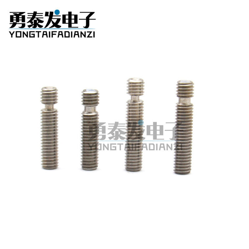 3D เครื่องพิมพ์คอท่ออุปกรณ์ Extrusion M6 * 26 30 35 40MK8 หัวฉีด DIY ชุด Teflon Inlet ท่อ