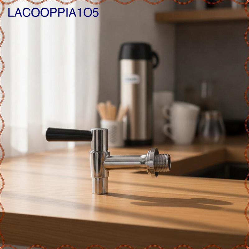 [lacooppia1o5] ก๊อกน้ําเครื่องดื่มพร้อมที่จับ T Stainless Water 3 Fen เหล็กสไตล์ T