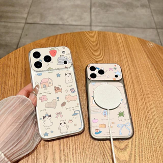 Ốp Lưng IPhone 13 15 11 17 16 12 14 ProMax background_meo_cho_dep 7 8Plus XR X XS Max