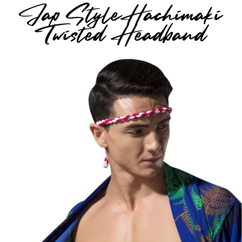 ไลฟ์สไตล์: Jap Style Hachimaki Twisted Headband (E032H)