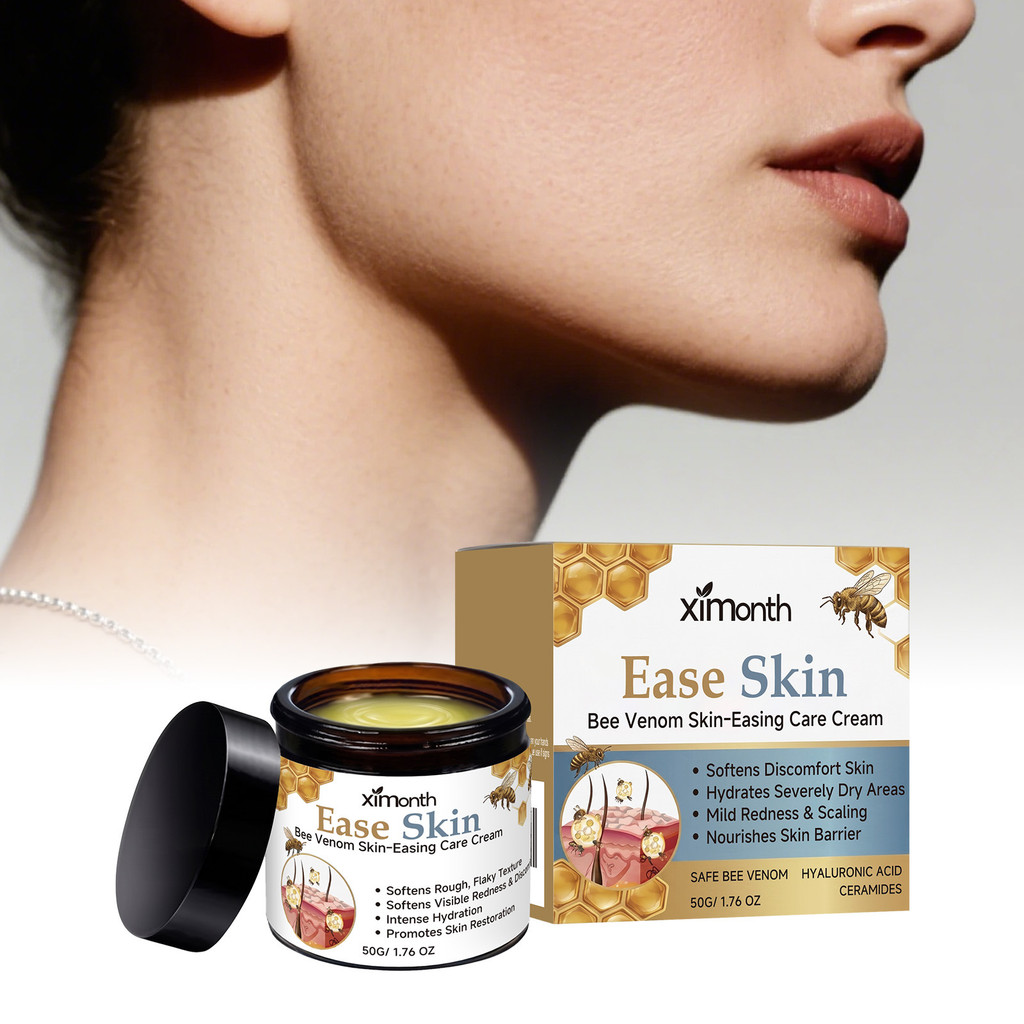 [คลังสินค้าพร้อม] XIMONTH Bee Venom Skin Care Cream ทําความสะอาดร่างกายที่น่าทึ่งเนียนนุ่มนวดผิวบางส