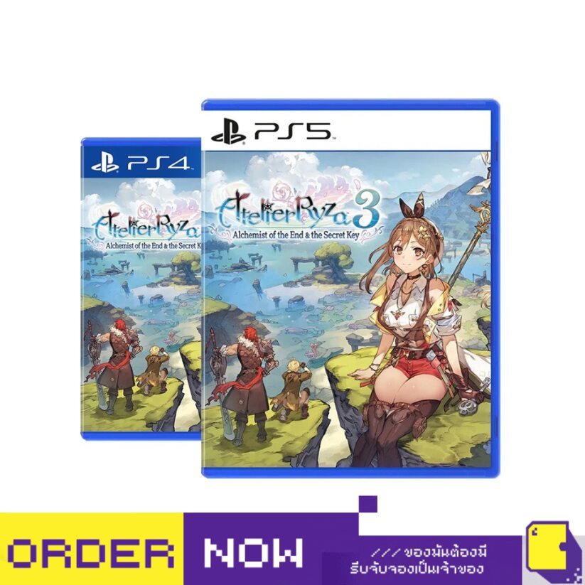 [+..••] พร้อมส่ง | PS5 / PS4 ATELIER RYZA 3: ALCHEMIST OF THE END & THE SECRET KEY (เกม PS5™ 🎮)