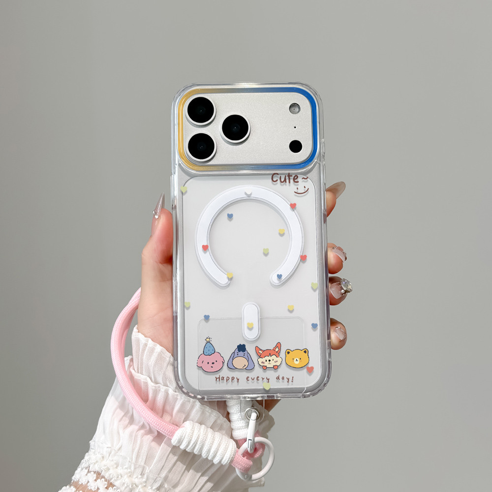 เข้ากันได้ เคสไอโฟน 17promax 17air iPhone 16pro Apple 15/14plus 13pro 12 11 เคสโทรศัพท์-HLYCK679