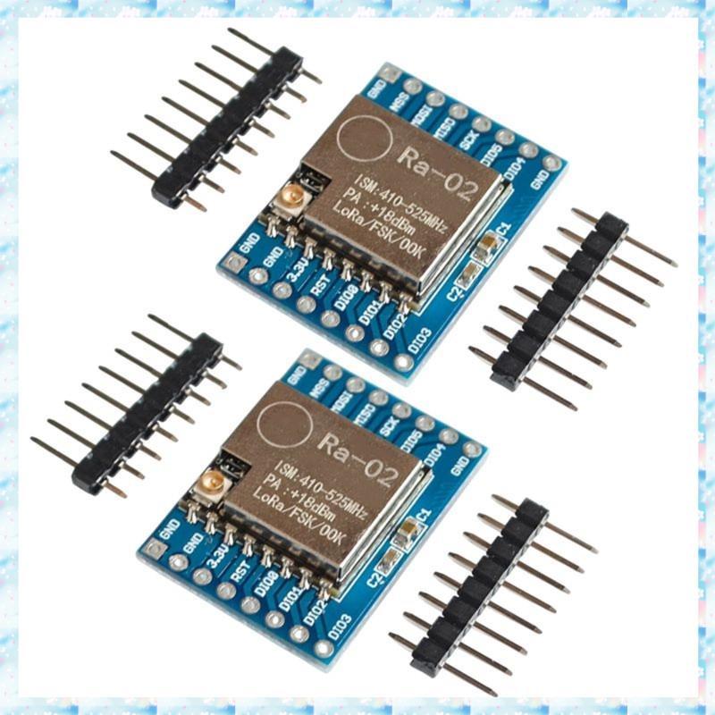 [RQMU] 2PCS SX1278 LoRa โมดูล 433MHZ SX1278 โมดูล LoRa 10KM Ra-02 โมดูลไร้สายไร้สายไร้สาย Spread Spe