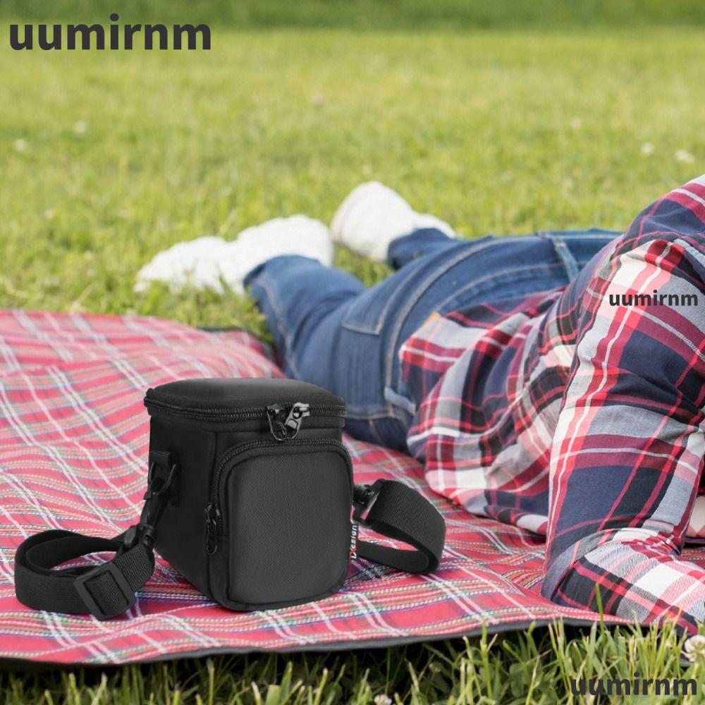 UUMIR ที่เก็บกล้อง, พร้อมสายคล้องไหล่ Anti-fall กระเป๋าเดินทาง, กันกระแทก Anti-scratch Dual-pocket ป