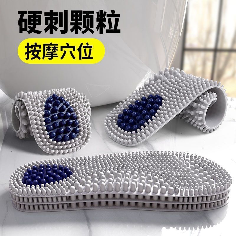 脚底按摩鞋垫足底穴位经络疏通硬颗粒足疗养生全掌按摩指压板鞋垫7/30 Foot massage insoles with acupressure points for meridian stimula