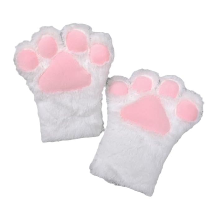 สตรีฤดูหนาวถุงมืออุ่นแมว Paw All Cover Mittens คอสเพลย์สัตว์ Cat Paws Claws ถุงมือเครื่องแต่งกายอุปก