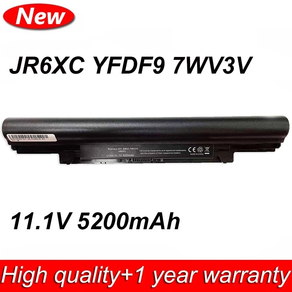 ☮New JR6XC YFDF9 11.1V 5200mAh Laptop Battery For DELL V131 2 Latitude 3340 3350 E3340 E3350 13 ☮