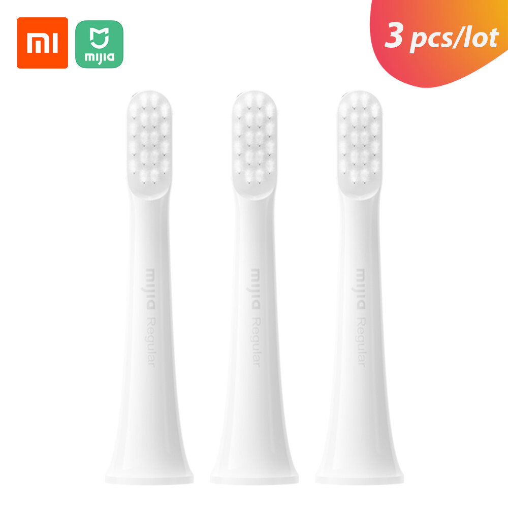 Smart Sensor 3 ชิ้น/ล็อตหัวแปรงสีฟันสําหรับ Xiaomi Mijia T100 แปรงสีฟันไฟฟ้าโซนิคกันน้ํา Gum สุขภาพเ