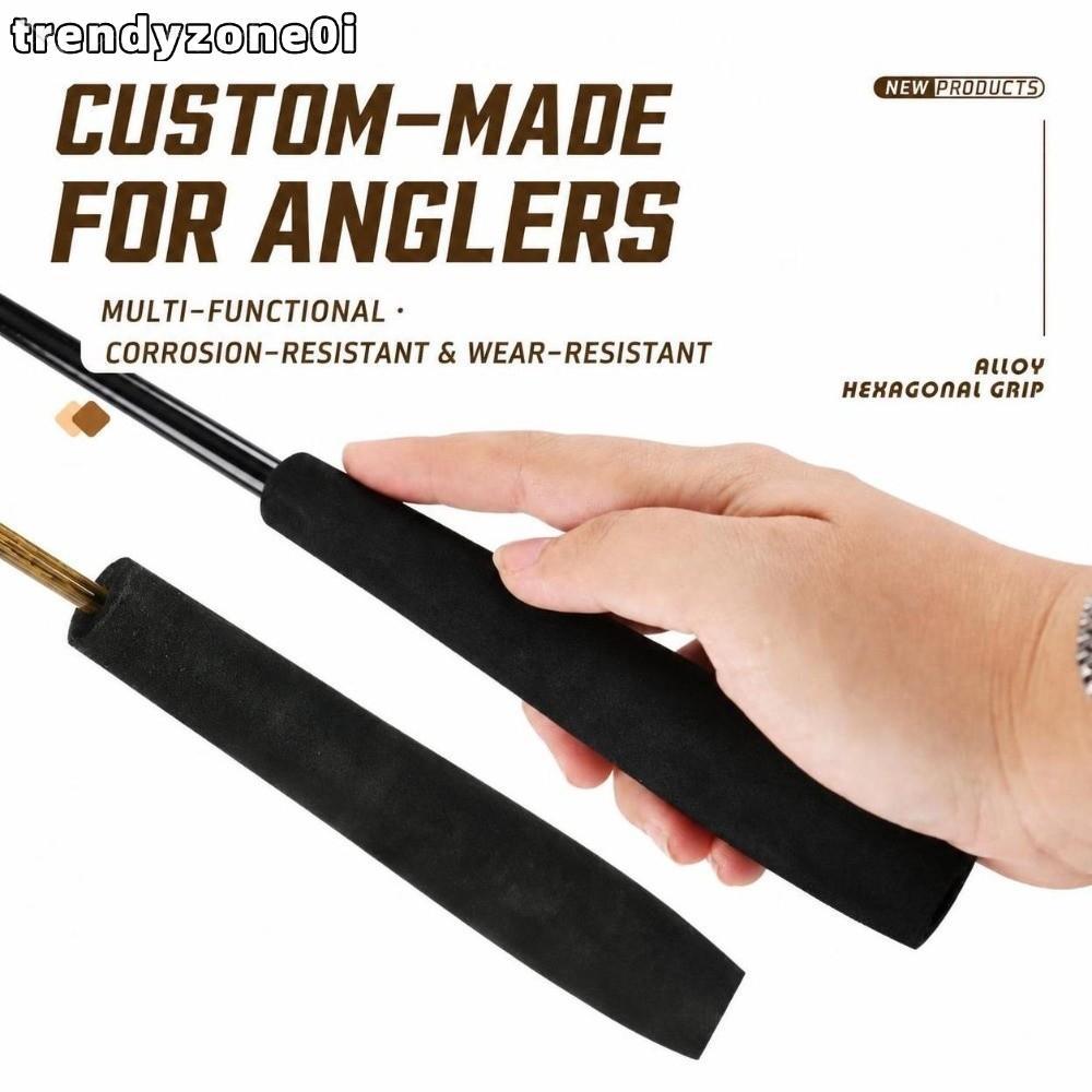 TRENDYZONE0I ด้ามจับคันเบ็ด, EVA Mini Size Rod Building Grip, แบบพกพา Slim Form Soft Texture Single 