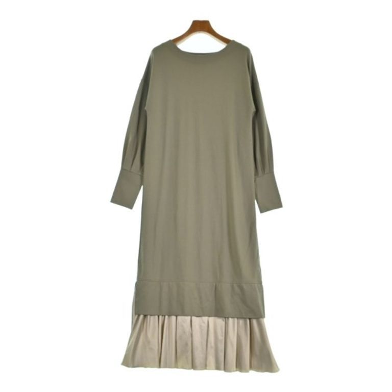Nano Universe Dress khaki Women Direct from Japan Secondhand