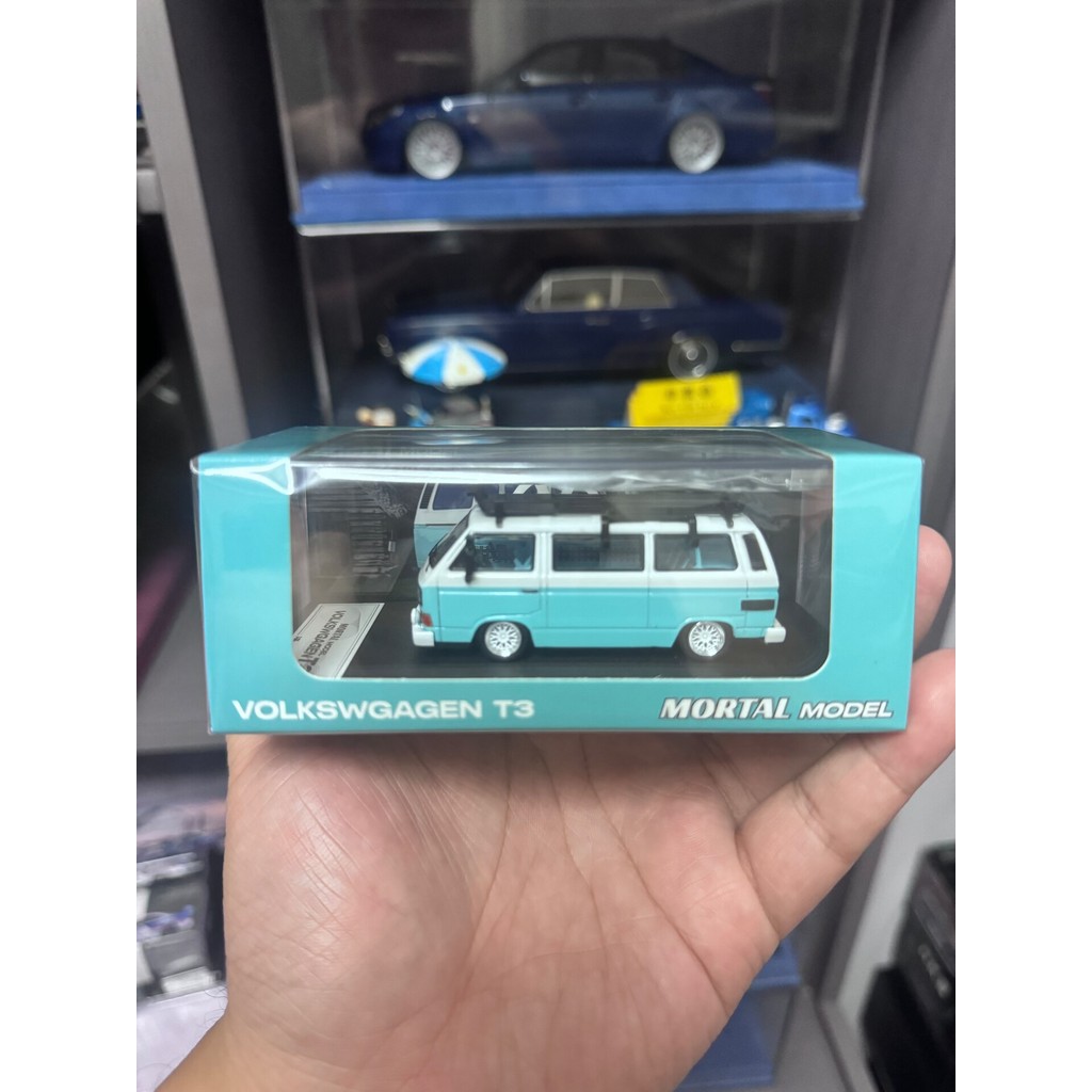 [คลังสินค้าพร้อมจัดส่งฟรี] Mortal 1: 64 Volkswagen T3 Van Camping Bus