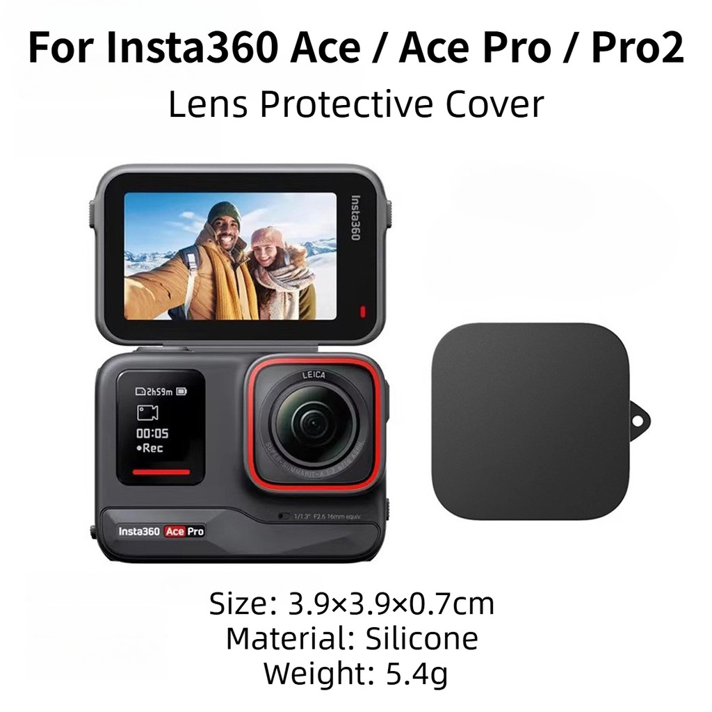 สําหรับ Insta360 Ace Pro2 Action เลนส์กล้องฝาครอบป้องกันกล้องเลนส์หมวกป้องกันฝุ่นสําหรับ Insta360 Ace / Ace Pro