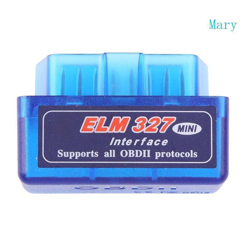 Mary Car Diagnostic Scanner Elm 327 OBD 2 สําหรับเครื่องอ่านรหัส Android Clear Trouble