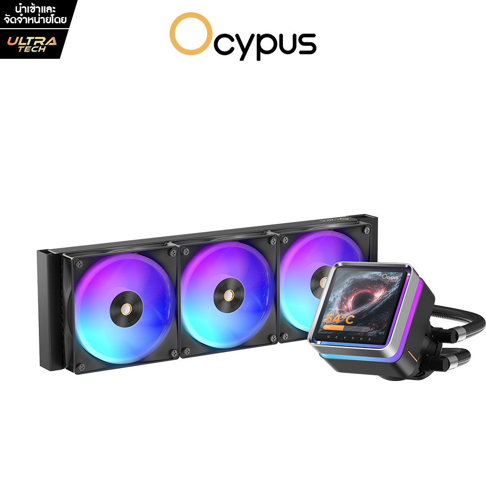 CPU LIQUID COOLER OCYPUS SIGMA L36 EX BLACK ARGB ชุดน้ำความร้อนซีพียู