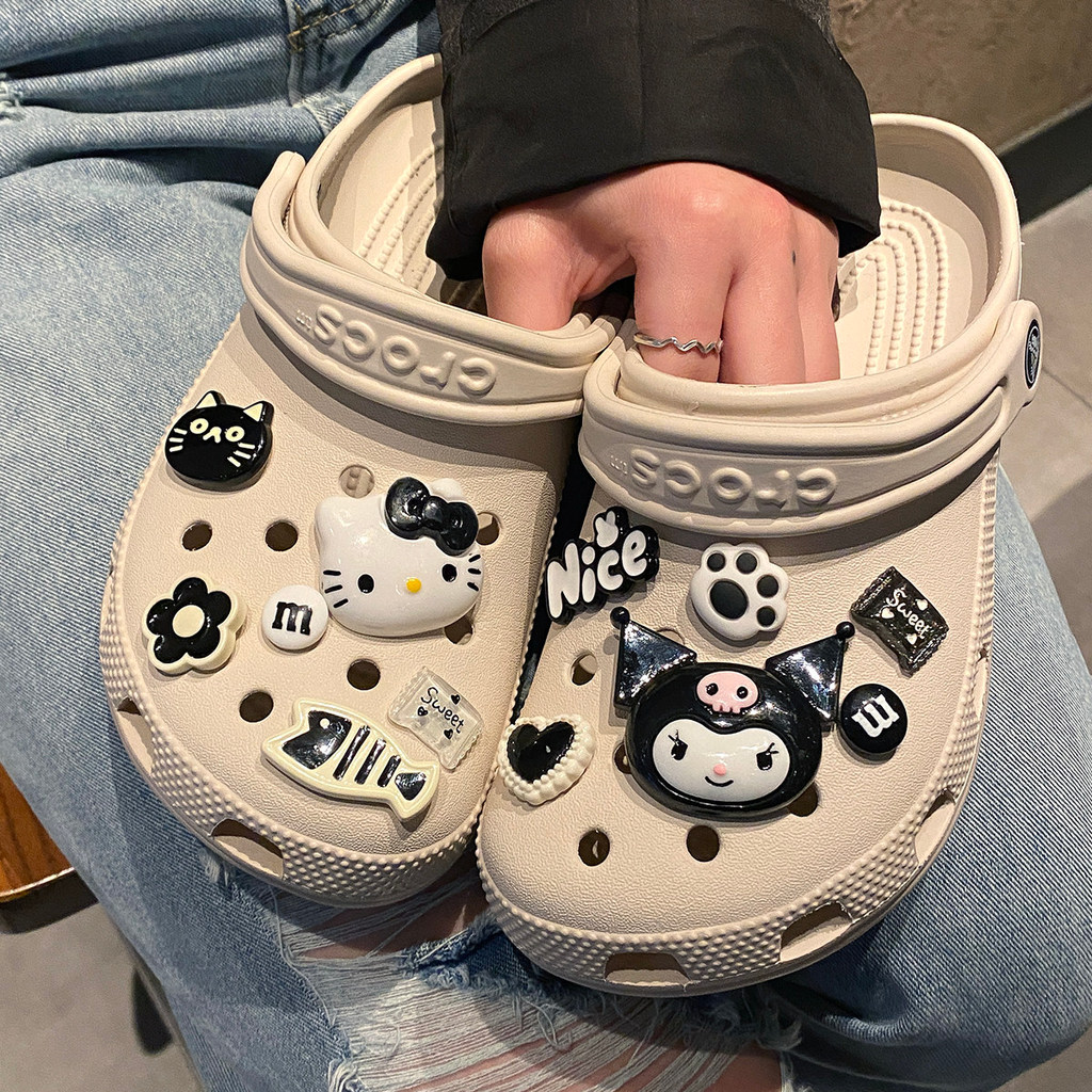 daddy jibbitz jibbitz crocs ของแทั DIY DIY การ์ตูน Cat เหมาะสําหรับรองเท้า crocs Hole